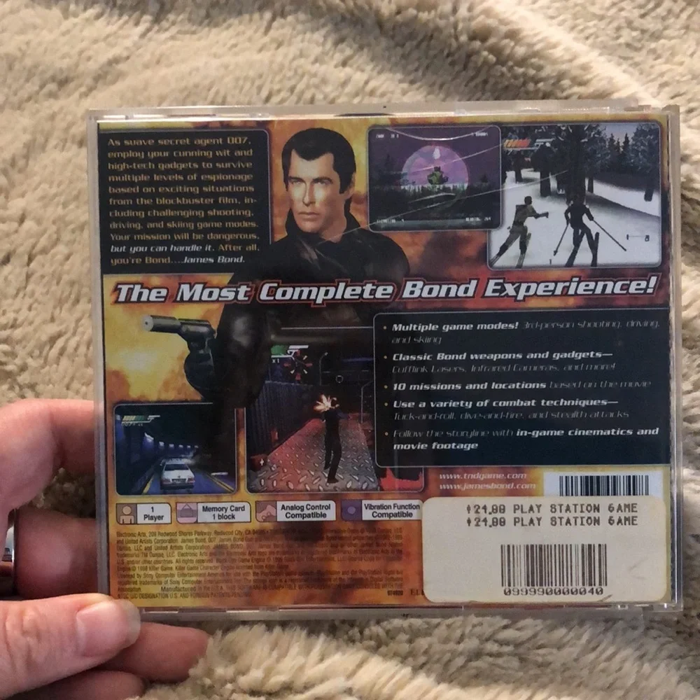 🔹4 for $30 PlayStation 007 Tomorrow Never Dies